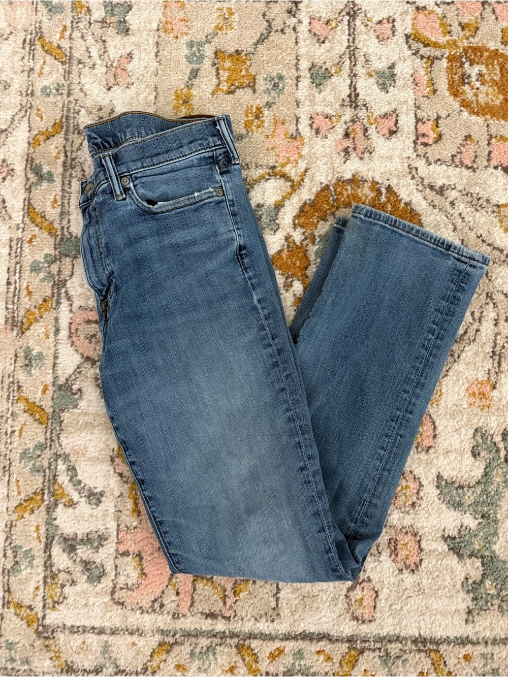 Abercrombie & Fitch Kennan Straight Stretch Mens Jeans Blue 32x32 Medium Wash